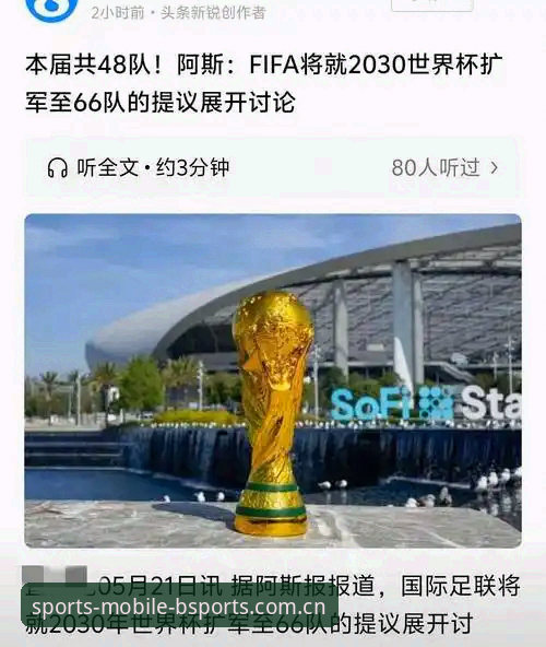 2030世界杯扩军至66队深度分析：中国男足迎来绝佳机遇